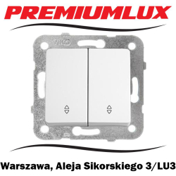 Panasonic Linnera włącznik schodowy podwójny Warszawa Aleja Sikorskiego 3 LU3 Bartycka